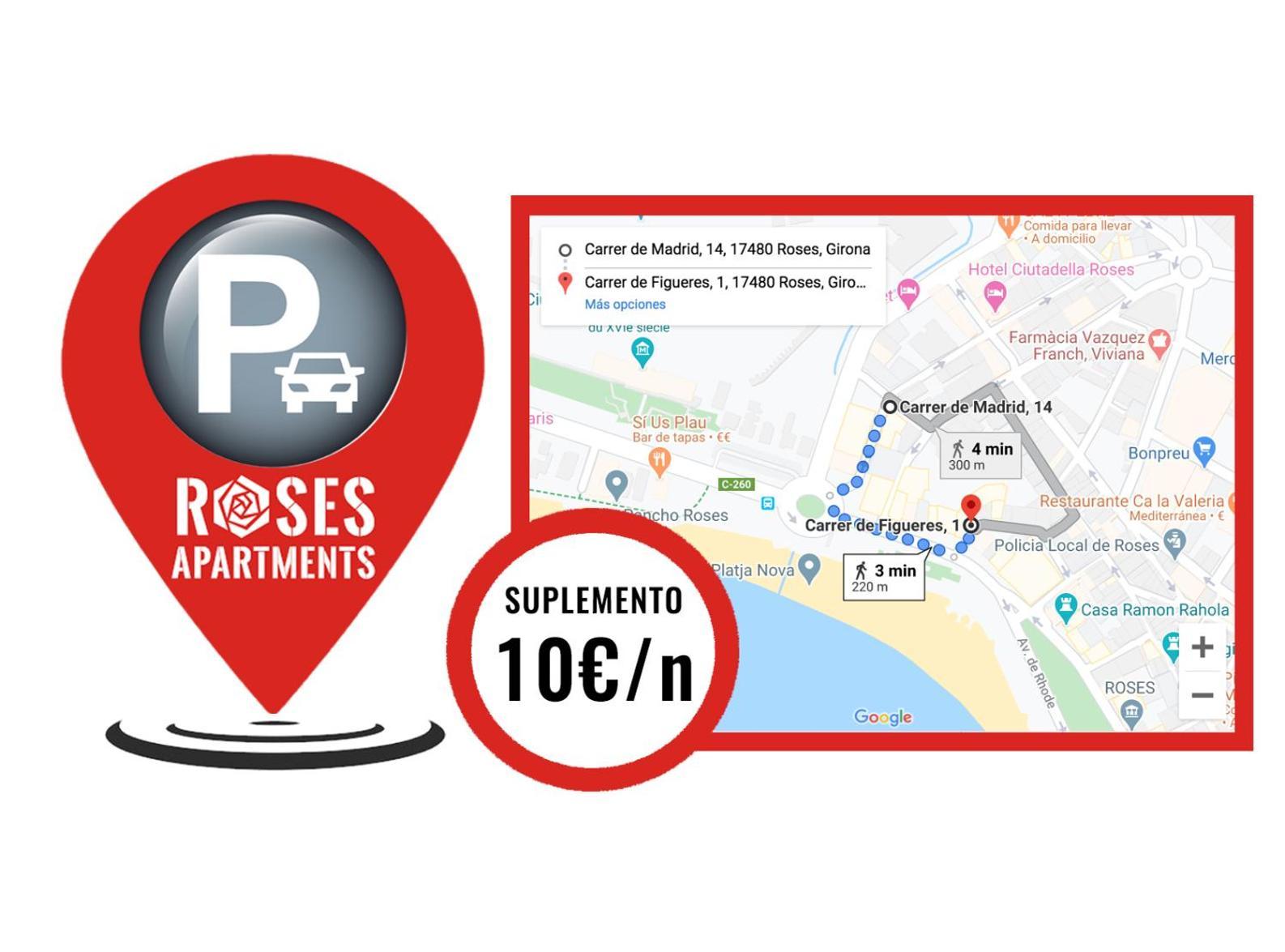 Roses Apartments Ocean 2 Habitaciones Vista Mar Lateral Exterior foto